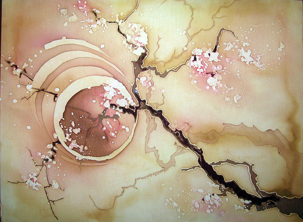 Картины на шелке своими руками