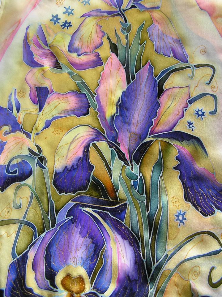 Роспись по шелку: мастер-класс для начинающих, рисунки и техника | онлайн-журнал о ремонте и дизайне