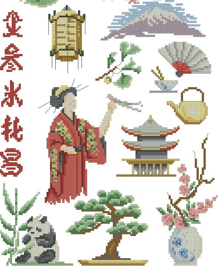 Картины в японском стиле своими руками: живопись и объем