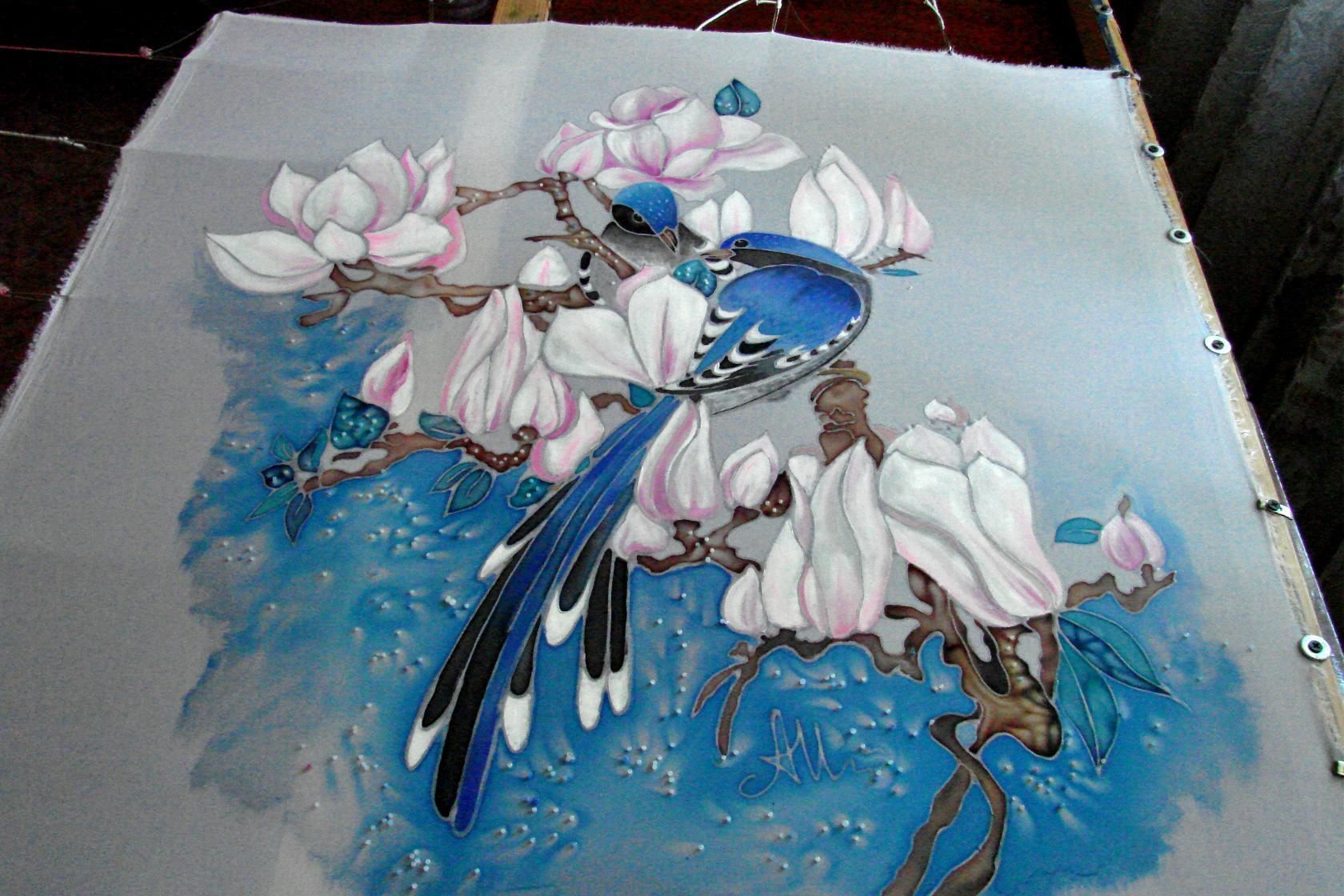 Вышивка шелком и секреты техники китайских картин