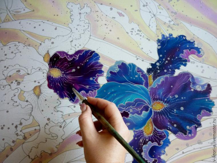 Роспись по шелку: что для этого нужно?