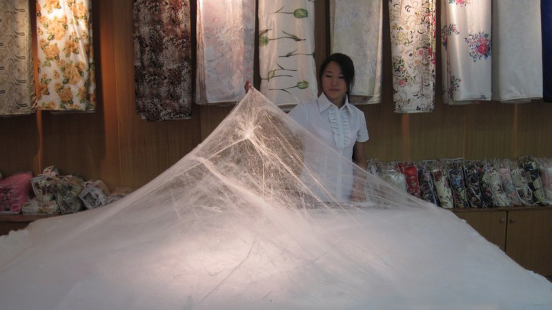 Китайская шелковая атласная вышивка парча