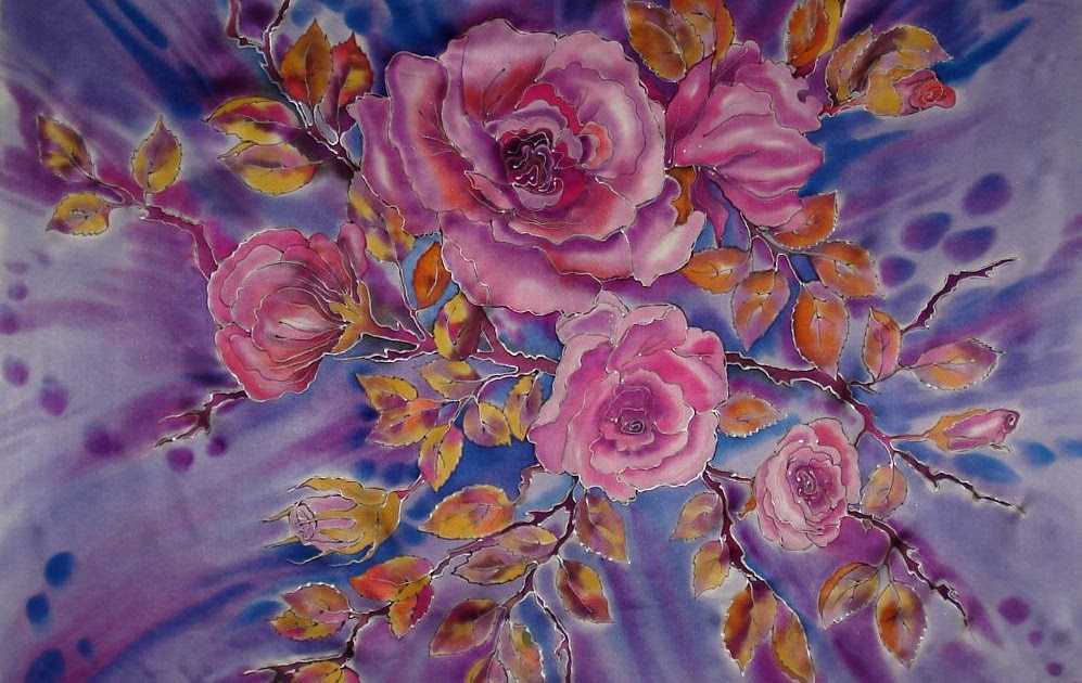 Батик. роспись по ткани. основы - клуб рукоделия три иголки