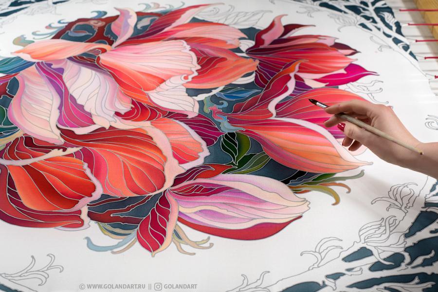 Роспись по шелку: история, техника, практические советы