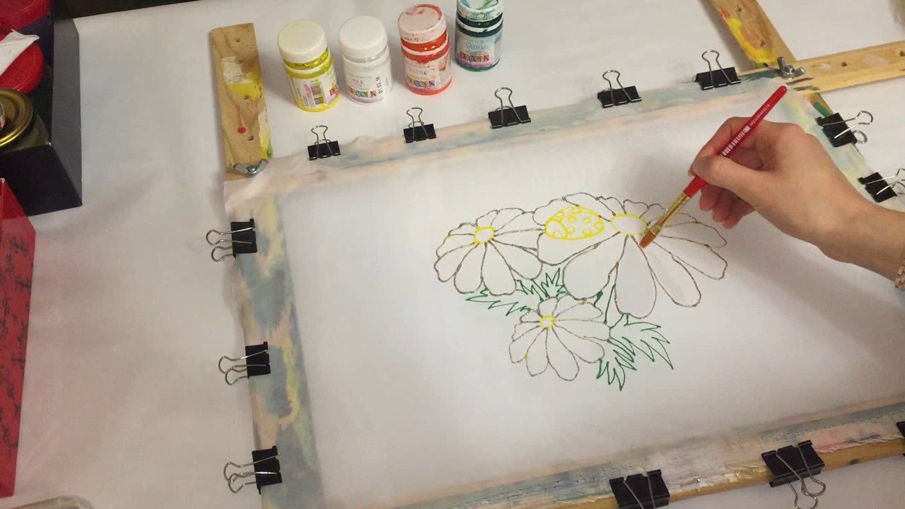 Роспись по шелку: мастер класс для начинающих и художественная техника
