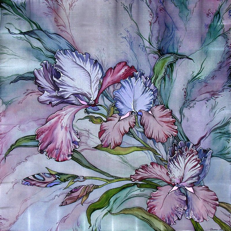 Роспись по шелку: мастер класс для начинающих и художественная техника