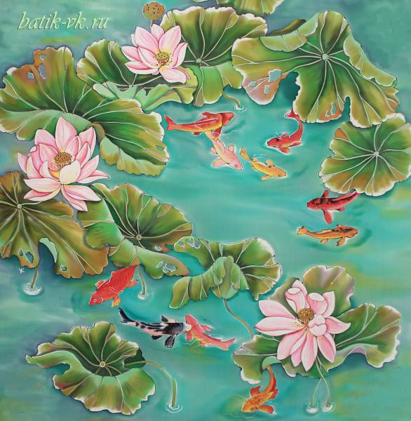 Что такое рисунок на шелке