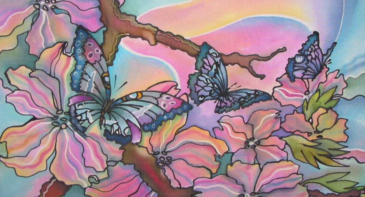 Техника батик — виды и секреты нанесения рисунка (140 фото). мастер-класс росписи по ткани вручную