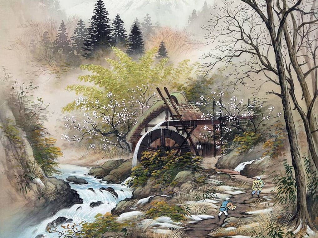 Картины в японском стиле своими руками: живопись и объем